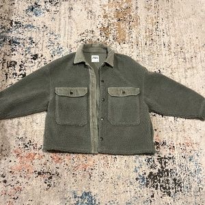 Contrast Jacket with Pockets